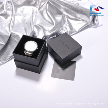 High quality custom professional watch packaging paper box with insert tray